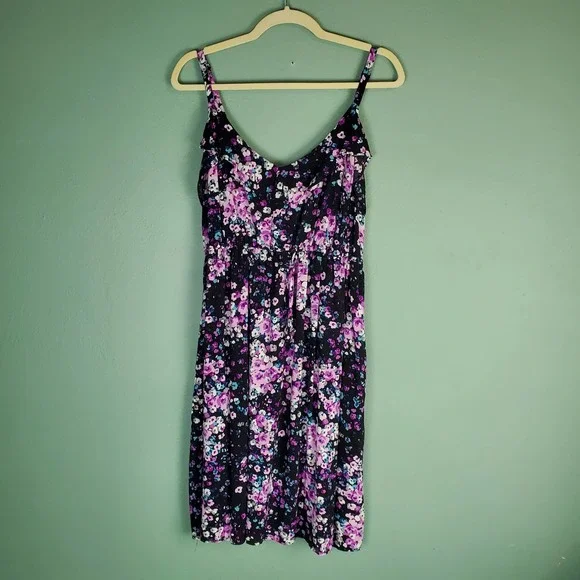torrid purple floral dress Purple Floral Dress